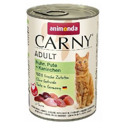 ANIMONDA konzerva CARNY Adult - kura, morka+králik 400g