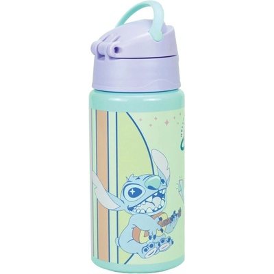 Gim Алуминиева бутилка за вода Gim - Stitch, Having a Blast, 500 ml (552-04248)
