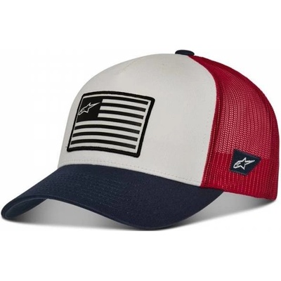 FLAG SNAP HAT Alpinestars modrá /červená/bílá