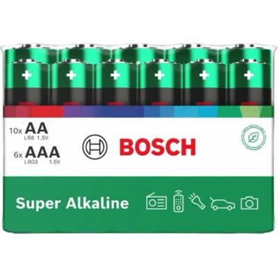 Bosch LR610LR036SAF/00 Super AA/AAA 16 ks LR610LR036SAF/00