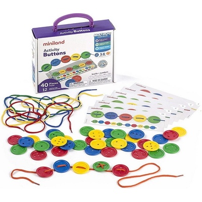 Miniland Aktívne gombíky 40 ks