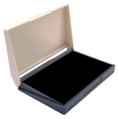 Shiny Poduška pre drevené pečiatky čierna 8,8 x 5,7 cm