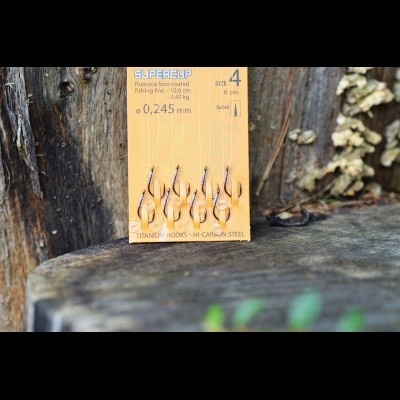 VDE-R Hotový nadväzec Mono Leader With Rubber MF 502BM Sz8, Diam. 0,233 mm 8 ks