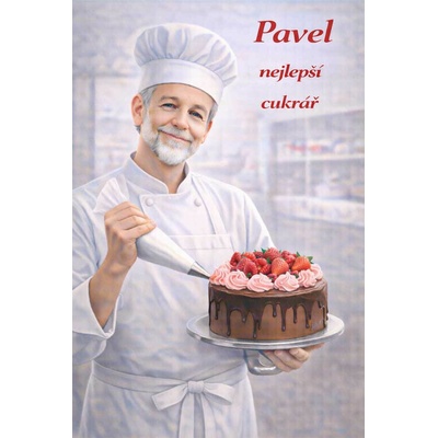 Cedule - Cukrář - Plast / A3 (30x45cm) / 10. Retro plakát