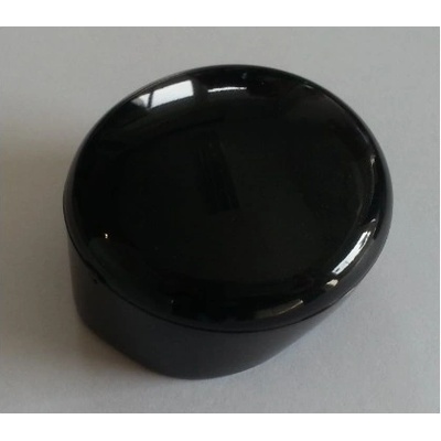 60mm Čiapočka na stĺpik čierna