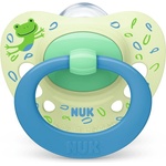 Nuk Силиконова залъгалка NUK - Signature, 18-36 месеца, Зелена + кутийка за съхранение и стерилизация (10739680-Зелен)