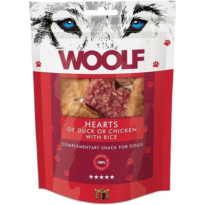 WOOLF Snack WOOLF Classic poch. Hearts of DuckChick.with Rice100 g
