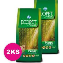 Ecopet Natural Dog Puppy Medium 2 x 14 kg
