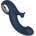 Chisa-novelties Chisa Kissen Fury Double Vibration + Stimulation with Power Boost Blue
