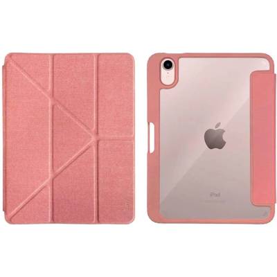 Torrii Torero Case - полиуретанов кейс и поставка с отделение за Apple Pencil за iPad mini 6 (2021) (розов)