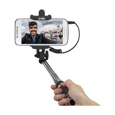 SBS Selfie tyč Mini 50 cm čierna TESELFISHAFTMINIFR