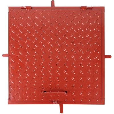 Poklop MC60, 600x600 mm, kanálový, bordový, max. 150 kg