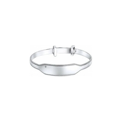 D for diamond Detský strieborný náramok s diamantom B5483