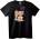 NOONEBRAND Тениска Сърф вълна - 2XL, Black