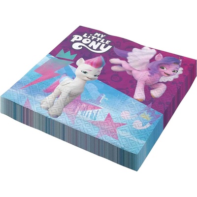 Party FACTORY Papírové ubrousky My Little Pony 20ks 33x33cm