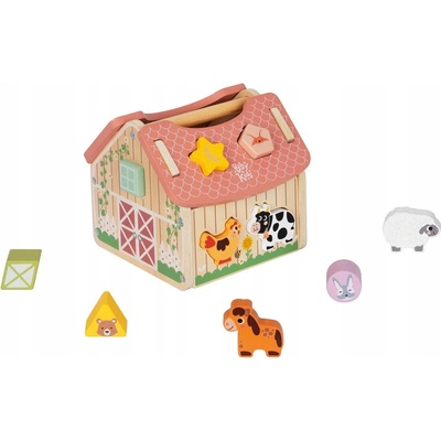 Dřevěný třídič tvarů BusyKids