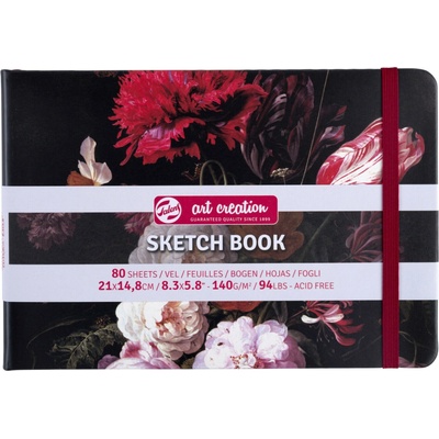 Talens Art Creation Sketchbook v pevnej väzbe Flowers 21 x 14,8