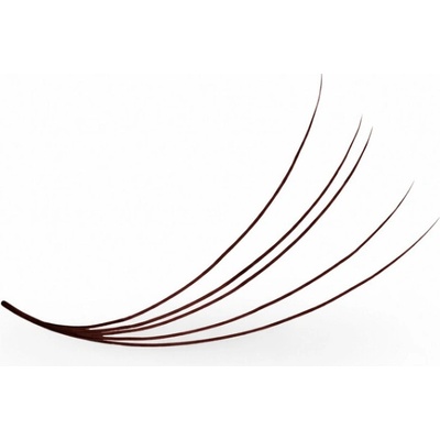 Luxury Lashes 5D Premium Řasy v Hotovém vějířku MIX - BROWN CHOCOLATE Zakřivení umělých řas: C, Délka umělých řas: Mix délek 7-12 mm, Tloušťka řas: 007