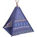 EcoToys indiánsky stan Teepee tmavomodrý 8179