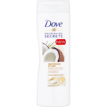Dove Nourishing Secrets Restoring Ritual tělové mléko (Coconut Oil and Almond Milk) 400 ml