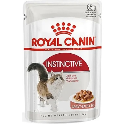 Royal Canin Instinctive Gravy - Пълноценна мокра храна със сос в пауч за възрастни котки от 1 до 7 години