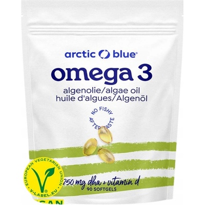 Olej z řas DHA s vitamínem D 90 vcaps