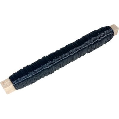 Viazací aranžérsky drôt 0,50mm 80g - čierny
