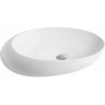 Fluminia Мивка за плот Fluminia Maxi Egg, бяла, 66 см (CBA372)