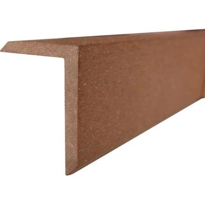 Ukončovací lišta WPC UNVOC COEX hnědá D002 40 x 60 x 2200 mm
