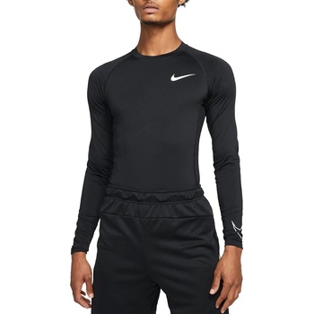 Nike Тениска с дълъг ръкав Nike Pro DF TIGHT TOP LS dd1990-010 Размер 3XL