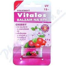 Vitalos Balzám na pery vitamínový UV+15 Cherry 4,5 g