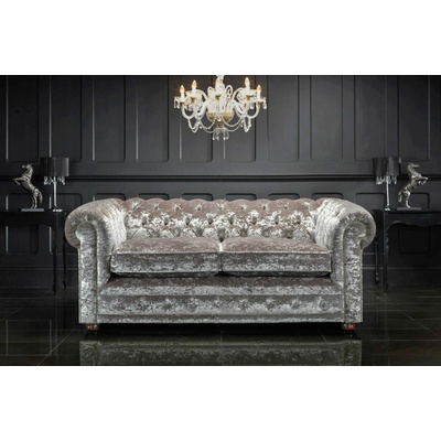 Barrington Furniture Chesterfield samet šedá