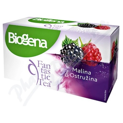 Biogena Fantastic Malina & Ostružina ovocný čaj aromatizovaný 20 x 2,2 g