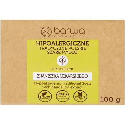 Barwa Hypoallergenic Натурален хипоалергенен сапун с глухарче, 100 g
