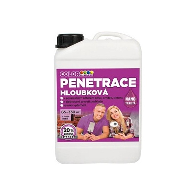 KITTFORT NANO Hĺbková penetrácia, 3 l PENETRACE HLOUBKOVÁ NANO 2,5 + 0,5