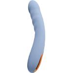 SVAKOM Ava Neo - умен G-spot вибратор с тласкаща функция, управляван чрез приложение (син)