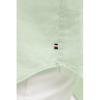 Tommy Hilfiger риза дамска ленена (WW0WW44679)