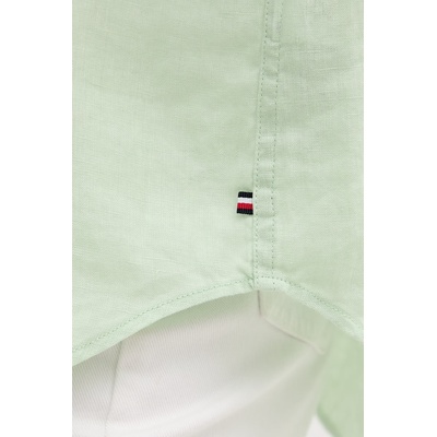 Tommy Hilfiger риза дамска ленена (WW0WW44679)
