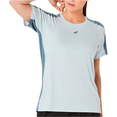Asics Дамска тениска Asics Women's Fujitrail Elite S/S Top Running shirt - Cool Grey / Ironclad - размер XL (916-5446-0115)