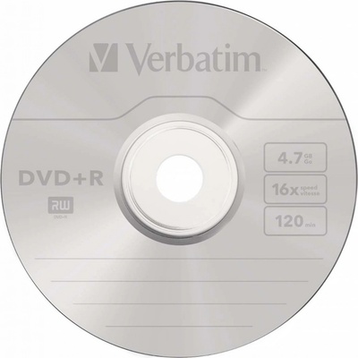 Verbatim DVD+R 4,7GB 16x, 50ks