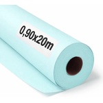 OFITURIA Kraft Paper Blue Pastel - Roll 0.90 × 20 m - 3 Rolls - Wrapping Paper and Packaging Paper - Craft Paper for DIY, Decoration and Sewing Patterns - Tear-Resistant and Easy to Cut - COM620 (COM620)