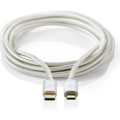 Nedis CCTB60650AL20 USB 2.0, Typ-C Zástrčka - Micro B Zástrčka, 2m