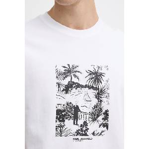 Karl Lagerfeld мъжка тениска от памук (B2M46049)