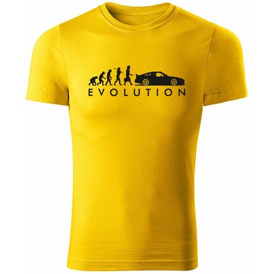 Tričko Driver Evolution pánske oranžová biele
