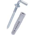 Fischer УНИВЕРСАЛЕН ДЮБЕЛ С КУКА Ф8x50ММ 4 БРОЯ fischer ux wh k (4006209946251)