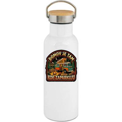 123TRIKO termoska Domov je tam kde zaparkuju 500 ml vtipné