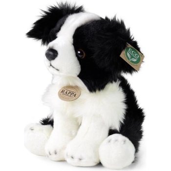 Rappa Плюшено куче бордър коли седящо 30 см eco-friendly