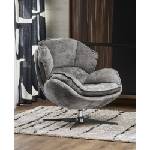 Bogdan Furniture Europe Фотьойл guido СИВО/сребърно