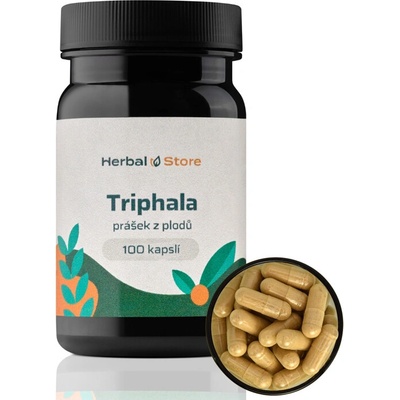 Triphala kapsle prášek z plodů 100 kapslí