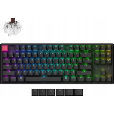Keychron K8 QMK 80% TKL Brown Switch RGB Hot-Swap Black K8X-J3